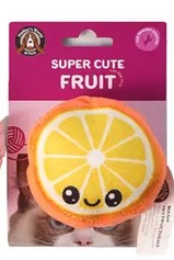 FRUIT PLUSH CAT TOY
