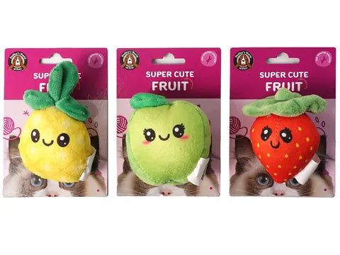 FRUIT PLUSH CAT TOY