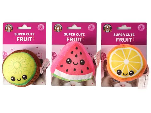 FRUIT PLUSH CAT TOY